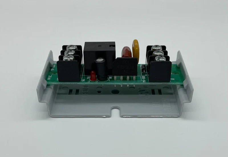 Potter MR-801/T Jem Systems Canada wireless microphone with black handheld design and integrated control buttons.