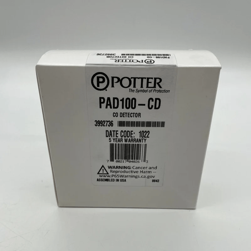Potter PAD100-CD Jem Systems Canada electronic device with digital controls and display for industrial automation.