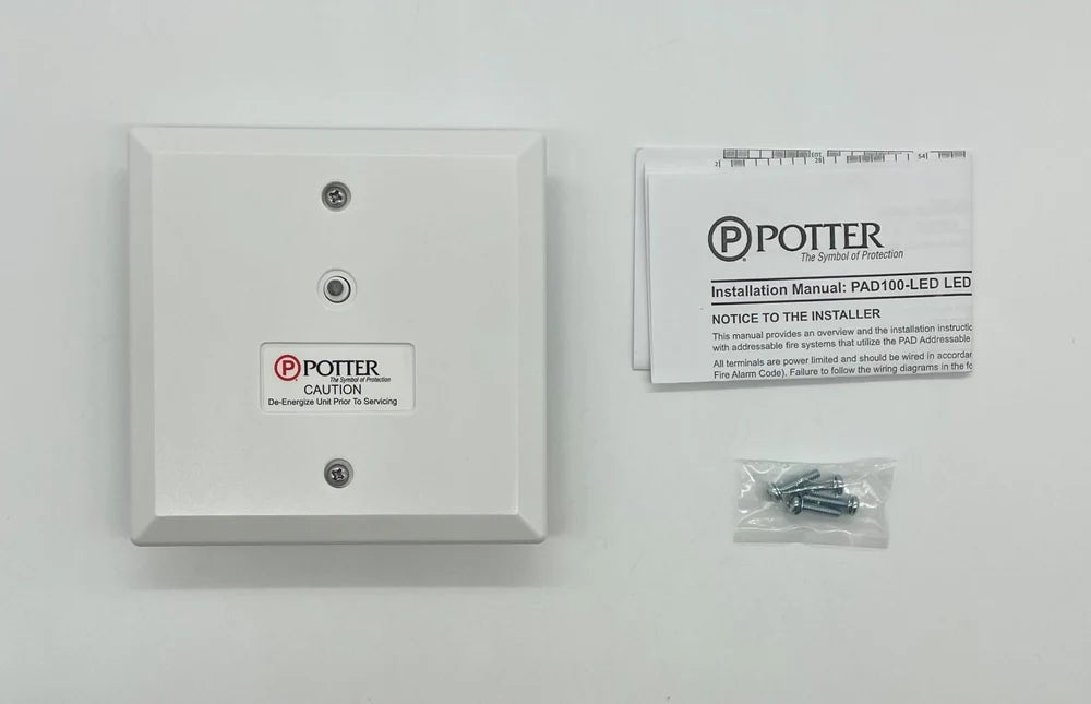 Potter PAD100-LED Jem Systems Canada LED lighting device with adjustable brightness and compact design