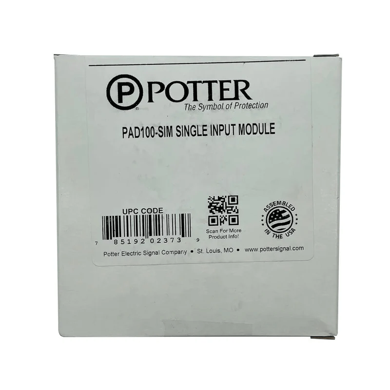 Potter PAD100-SIM safety pad with Jem Systems branding, featuring a durable safety pad with embedded SIM card for industrial use.