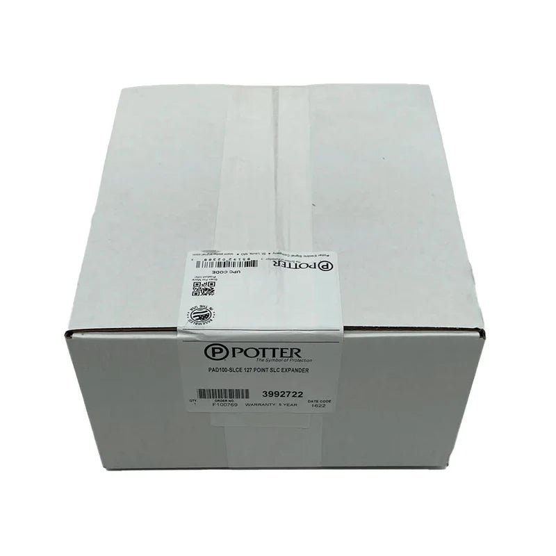 Potter PAD100-SLCE Jem Systems Canada industrial electronic sensor with visible wiring and digital display interface.
