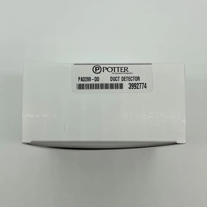Potter PAD200-DD electronic device with digital display and control buttons, designed for safety and automation applications.