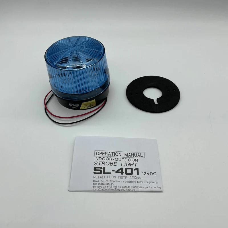 Potter SL-401-B Jem Systems Canada industrial alarm panel with multiple indicator lights and control buttons.