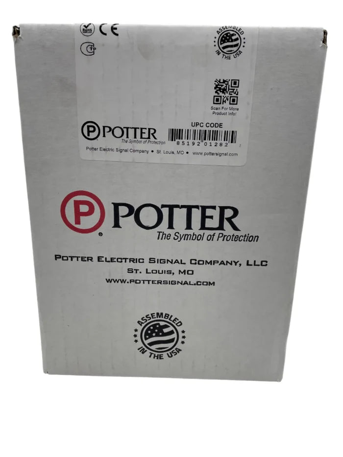 Potter VSR-4 Jem Systems Canada, industrial device with control panel and wiring for electrical applications.