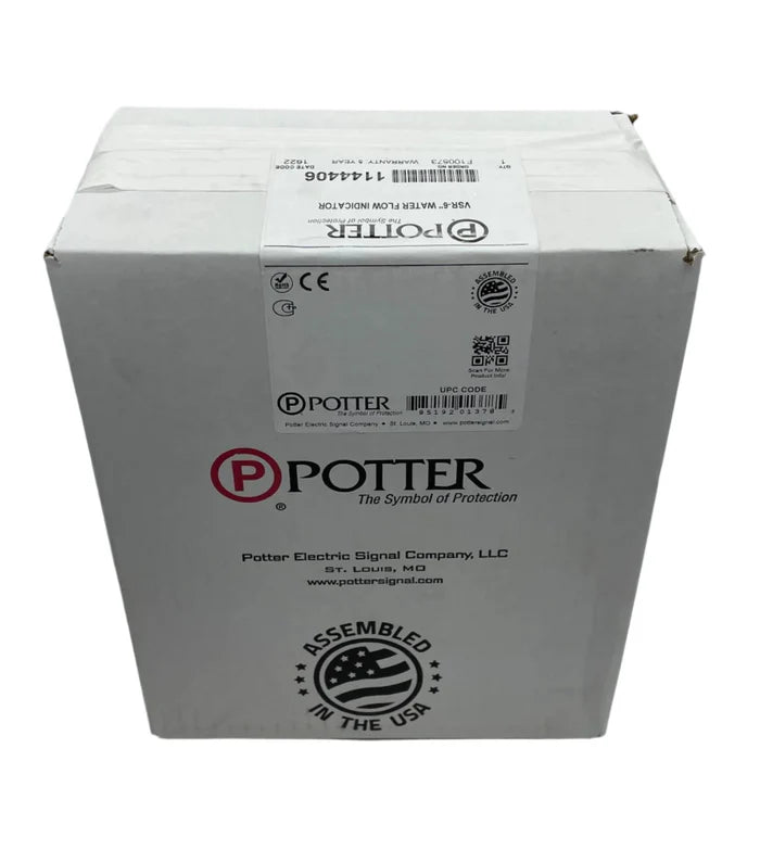 Potter VSR-6 Jem Systems Canada, industrial electrical relay with metal casing and control terminals visible.