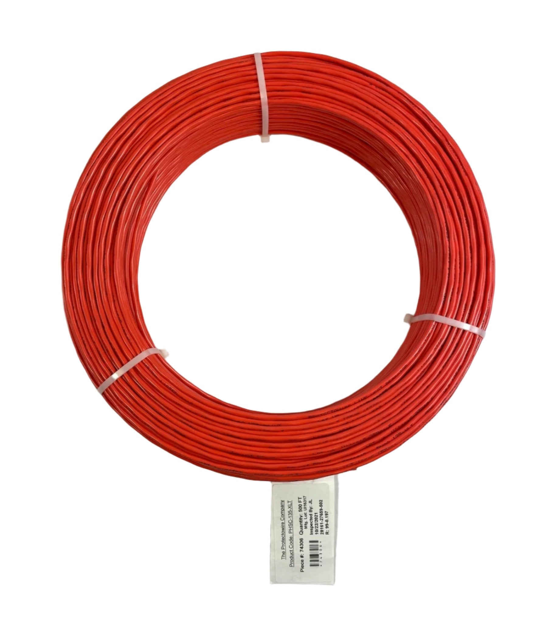 Protectowire PHSC-135-XLT fire alarm sensor system showing a sleek, metal detection unit used in fire safety applications.