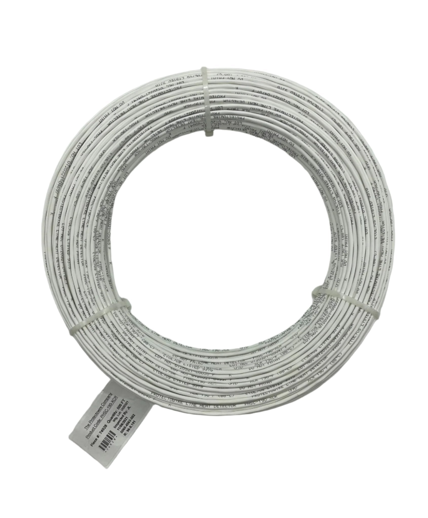 Protectowire PHSC-190-XCR fire alarm system sensor with wiring, designed for fire detection and safety.