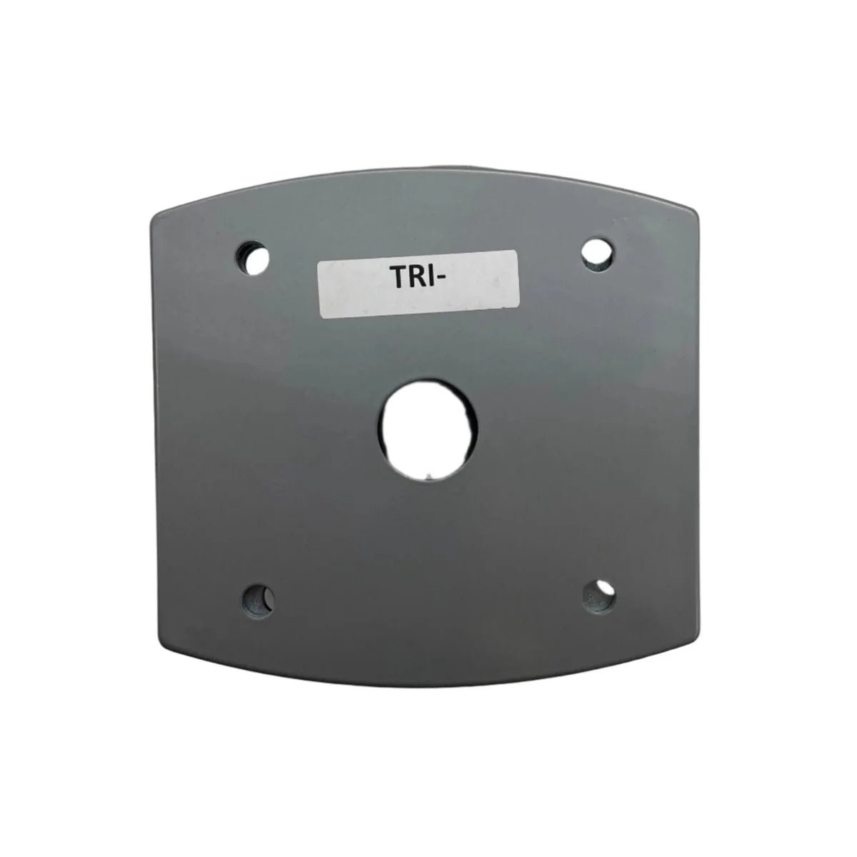Rixson FM980 low profile electromagnetic door holder mounted on a door frame, showcasing sleek design and hardware details.