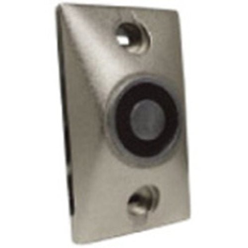 System Sensor ULC DH24120GPC1 fire alarm installed on ceiling, white smoke detector with test button and mounting base.