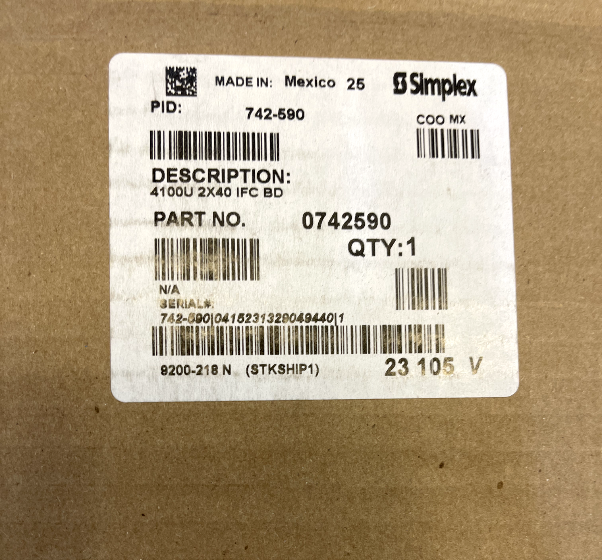 Simplex 742-590