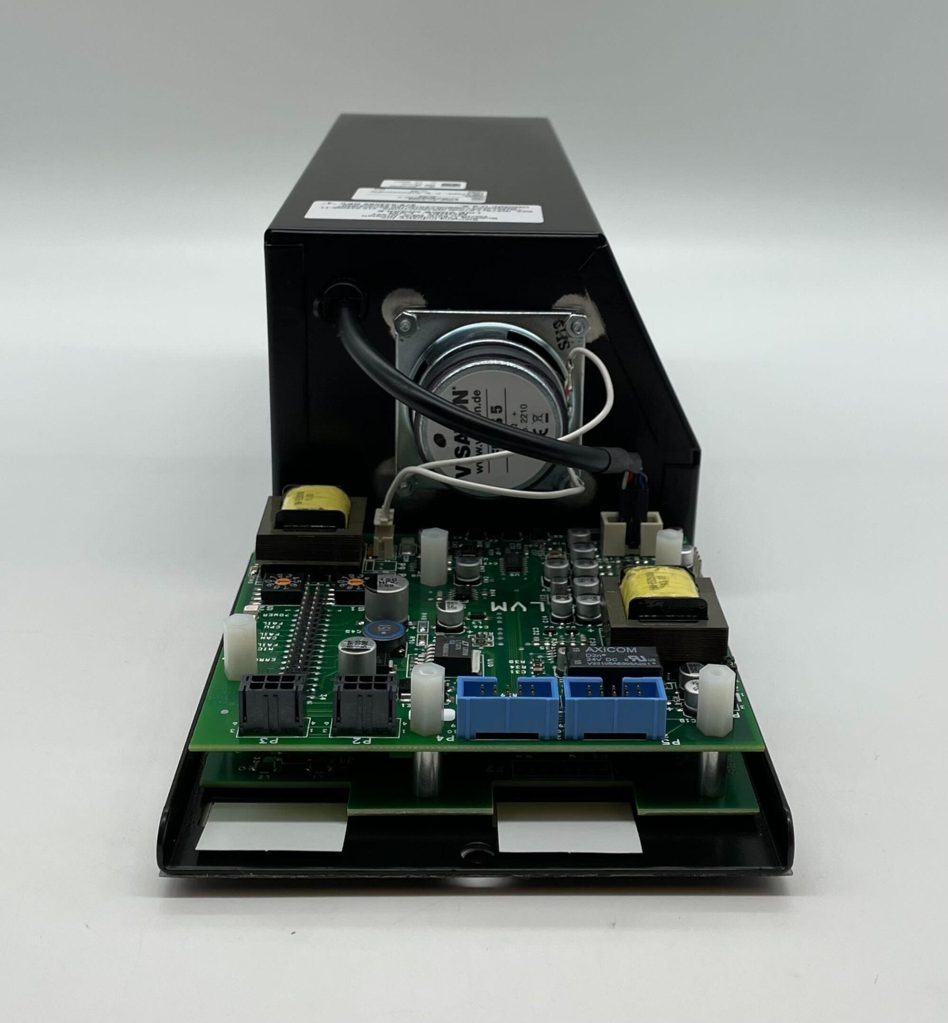 Siemens LVM voice system with multiple communication panels and control units, designed for professional voice communication.