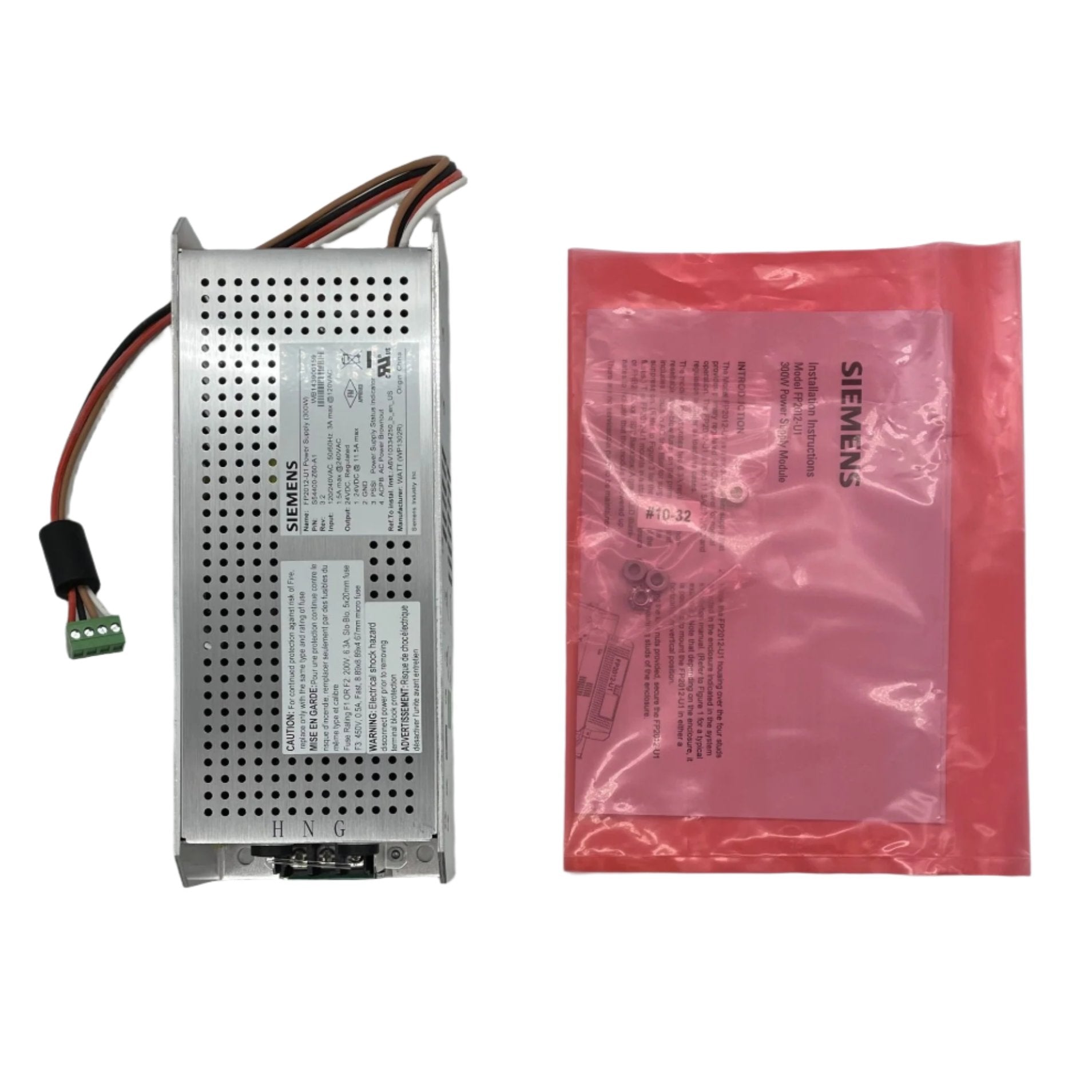 Siemens FP2012-U1 power supply unit with multiple connectors, designed for reliable electrical performance.