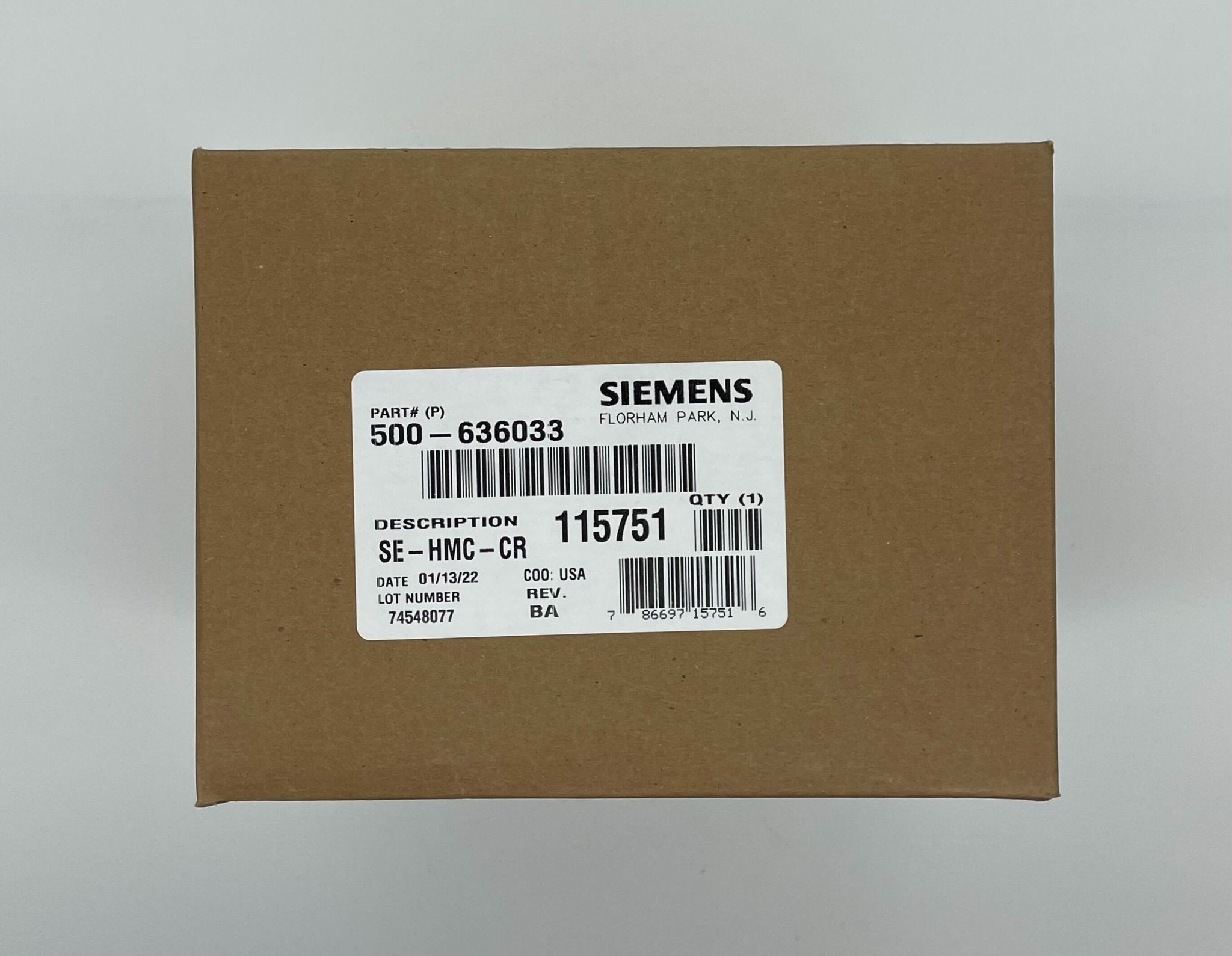 Siemens SE-HMC-CR speaker with sleek design, showcasing the compact, modern speaker unit from Siemens.