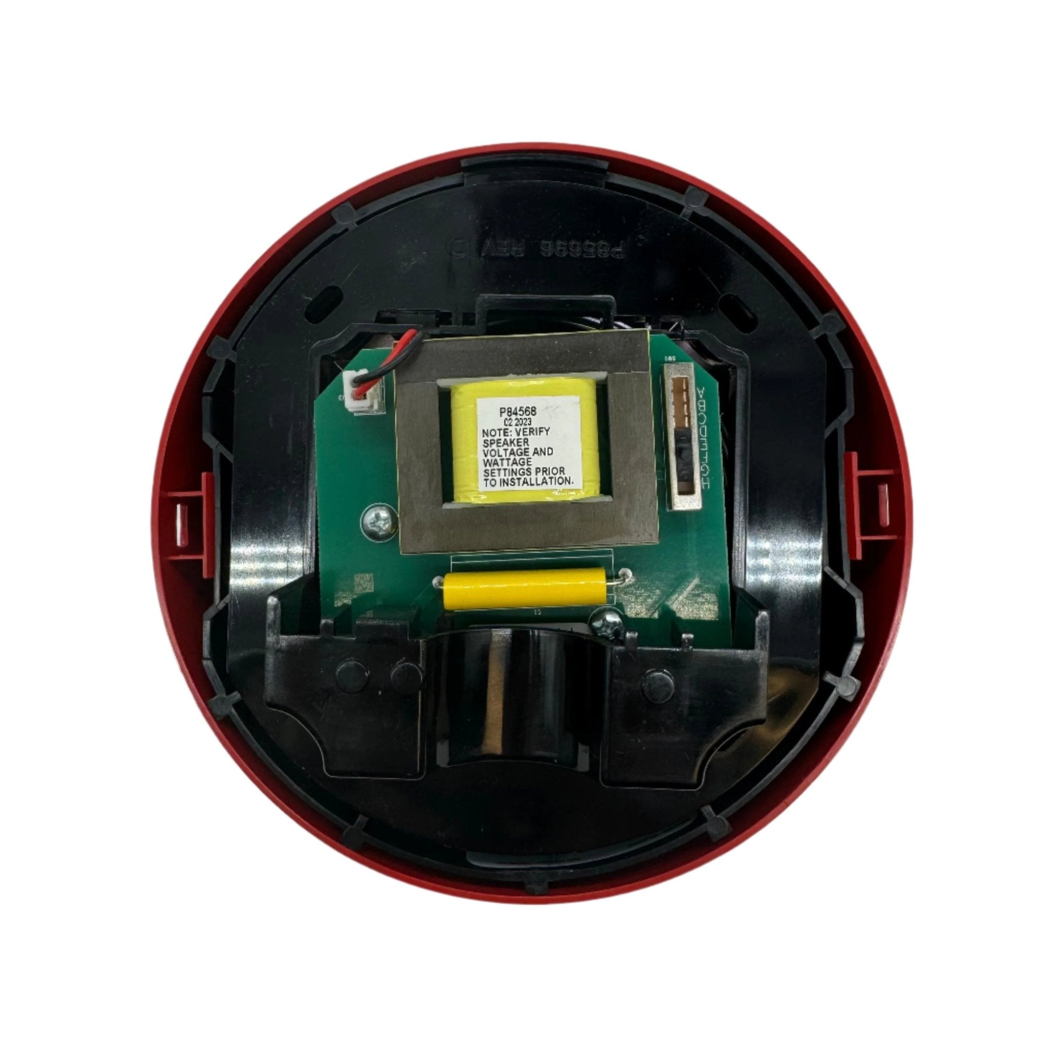 Siemens SL2SPCR-F fire alarm device with electronic components, designed for building safety.