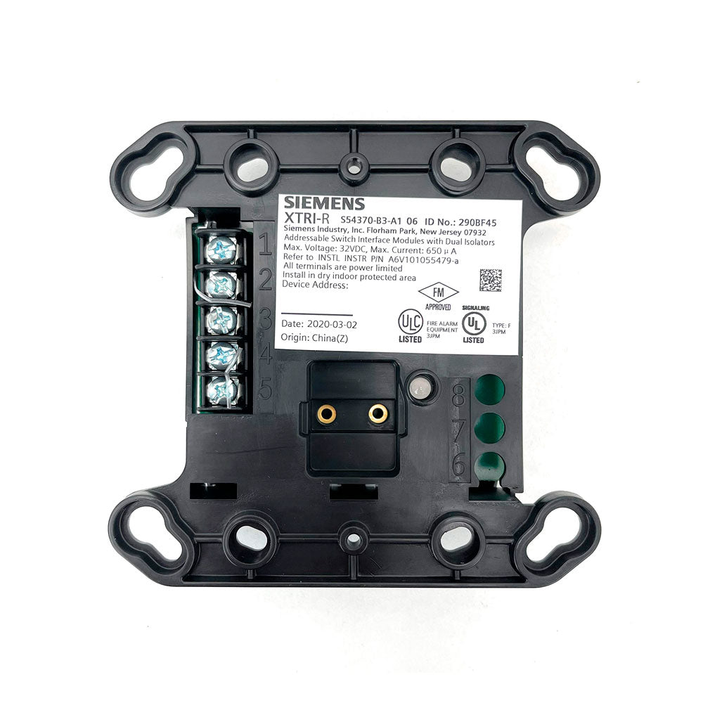 Siemens XTRI-R relay shown in an image, featuring its compact design and electrical contacts, used for industrial automation.
