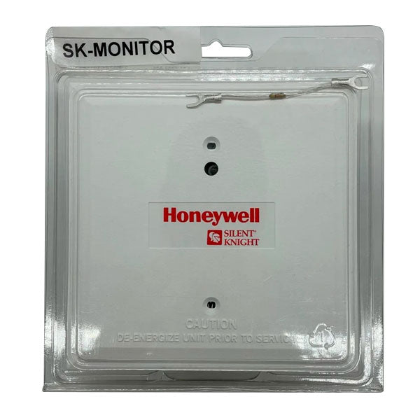 Silent Knight SK-MONITOR addressable monitor module with display screen and connection ports for security system monitoring.