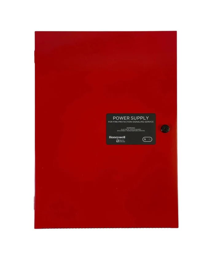 Silent Knight SK-PS10 security alarm system panel with sleek design and control interface for home or business security.