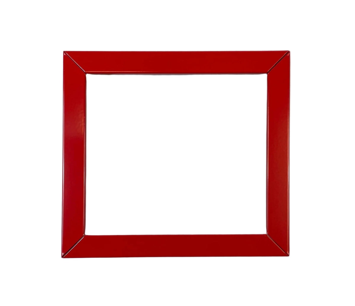 Silent Knight RA-100TR trim ring for fire alarm systems, black plastic cover with mounting hardware visible.