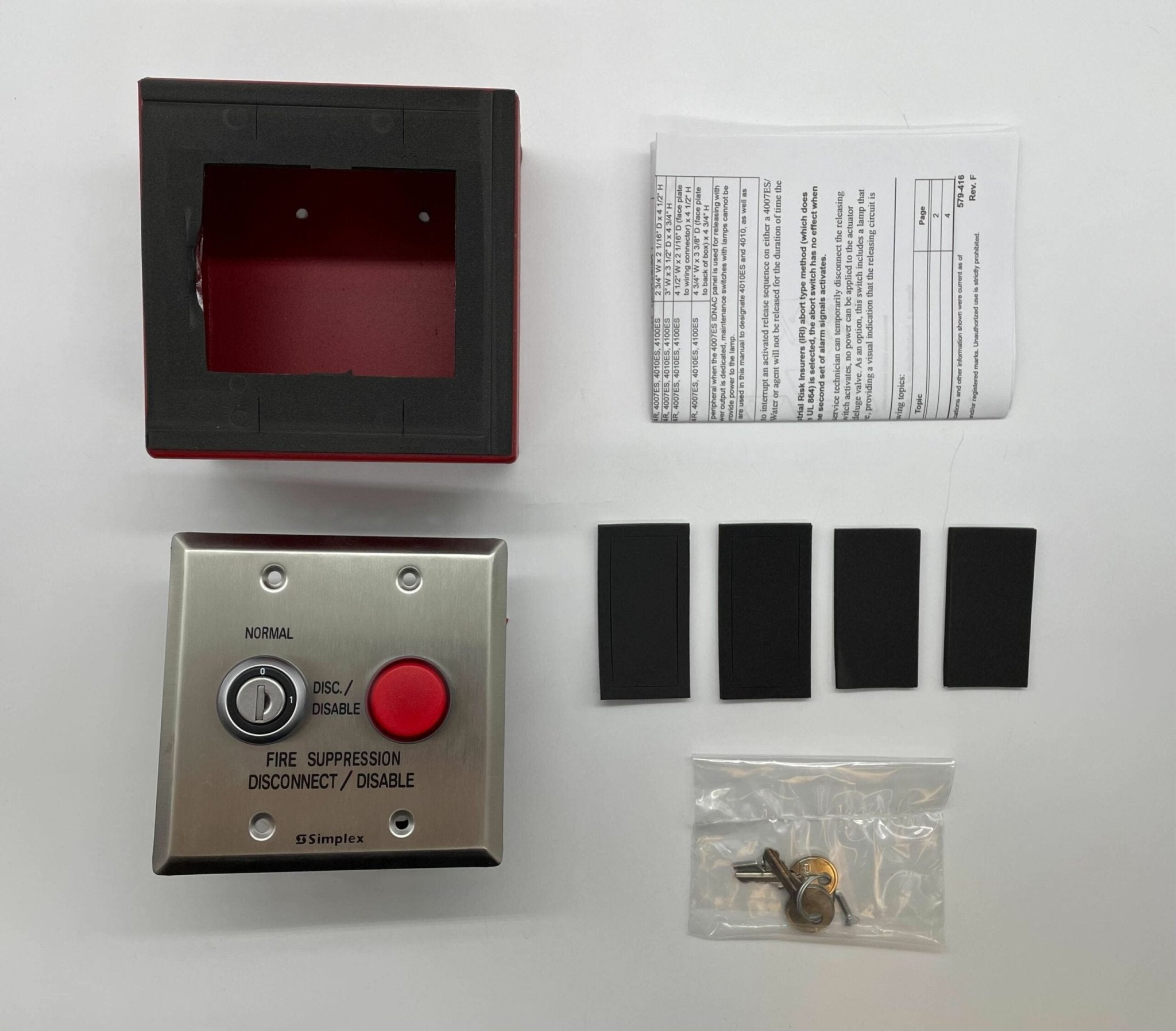 Simplex 2080-9060 fire alarm system with control panel and wiring, designed for building safety and emergency alerting.