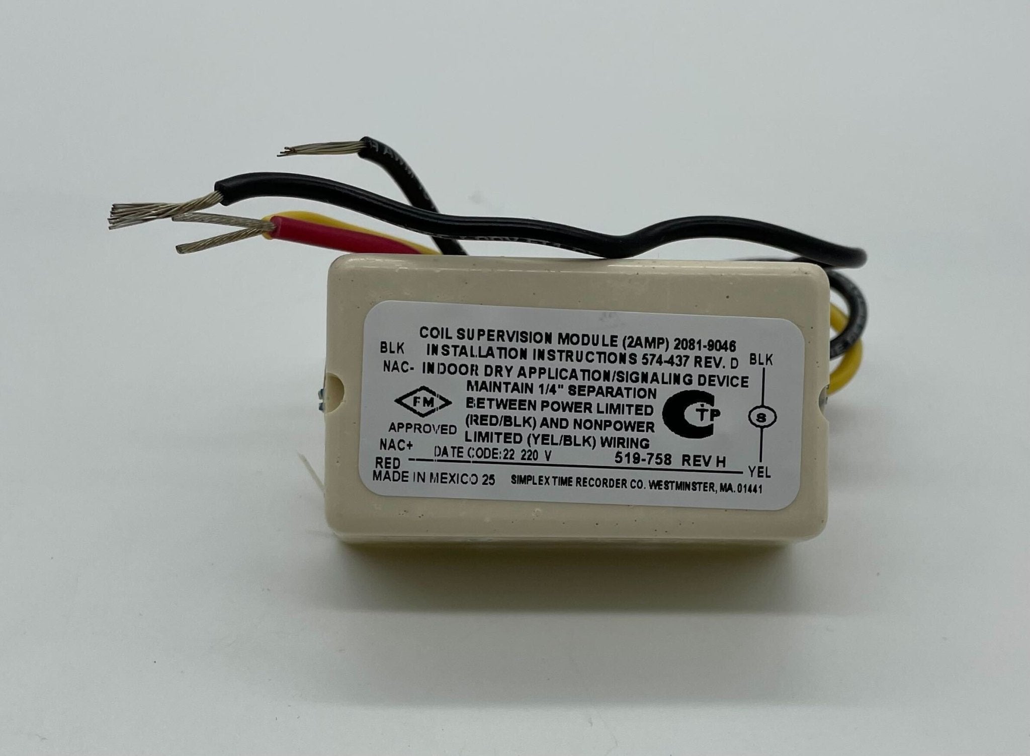 Simplex 2081-9046 modules by Simplex, showing close-up of the electronic modules with detailed connectors and circuit components.
