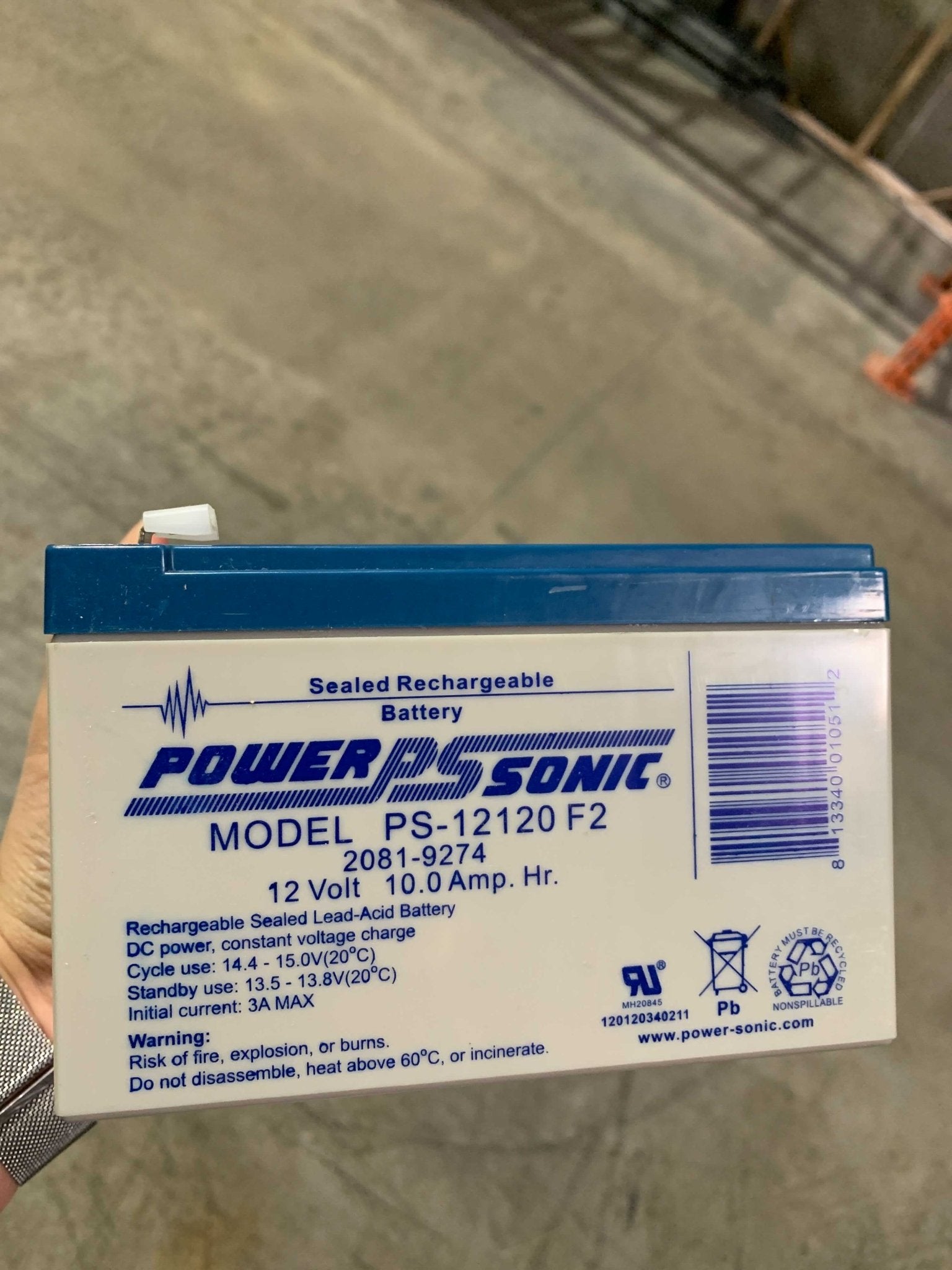 Simplex 2081-9274 batteries by Simplex, shown in a close-up image with the product label visible.