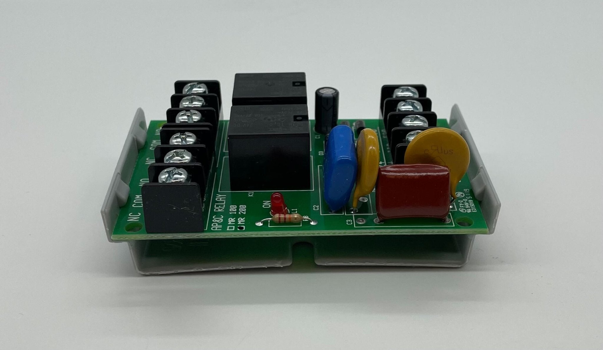 Simplex 2088-9009 relay from Simplex, shown in a close-up image with electrical connections and product label.