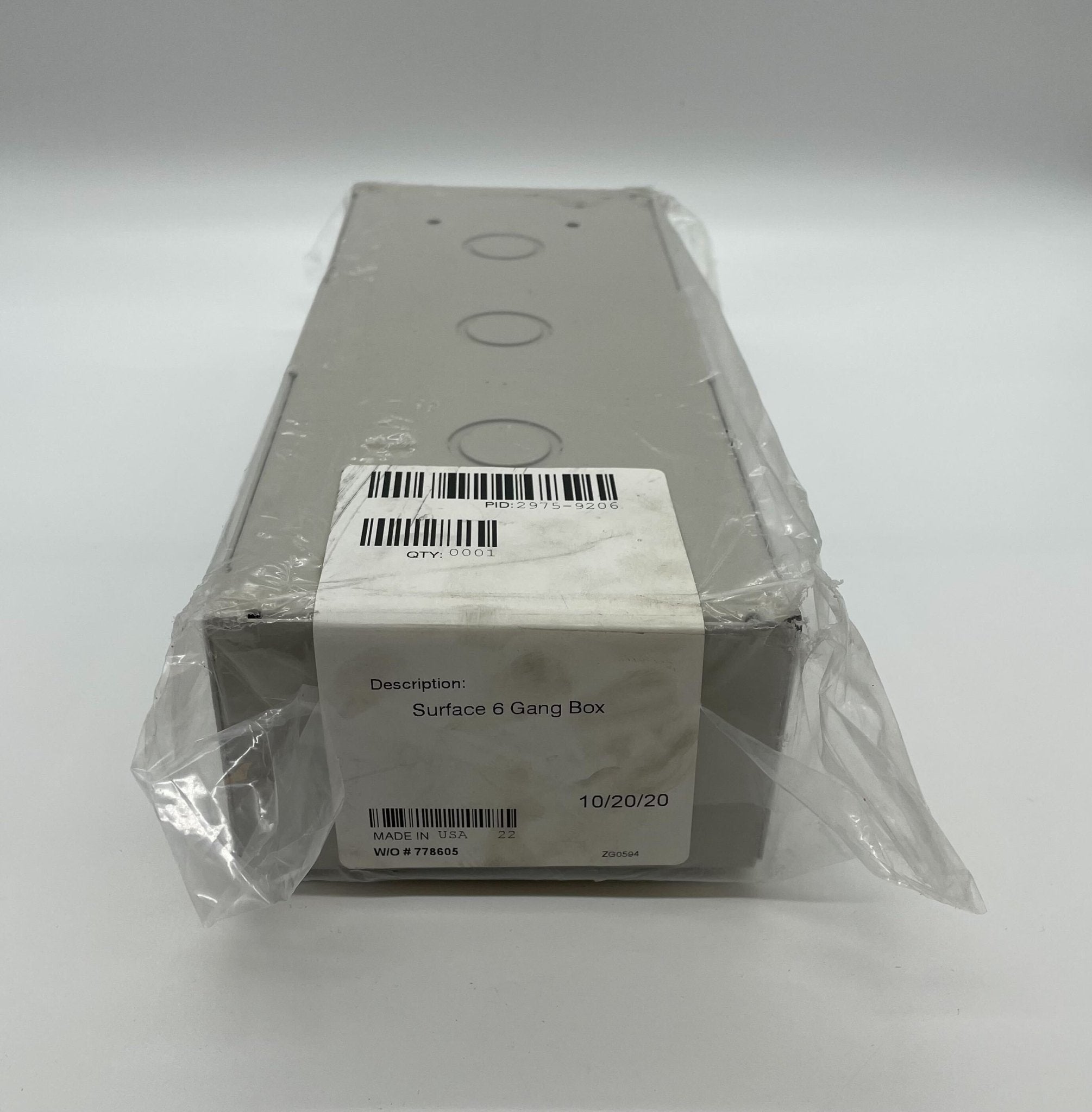 Simplex 2975-9206 fire alarm device with wiring and mounting components, designed for fire safety systems.