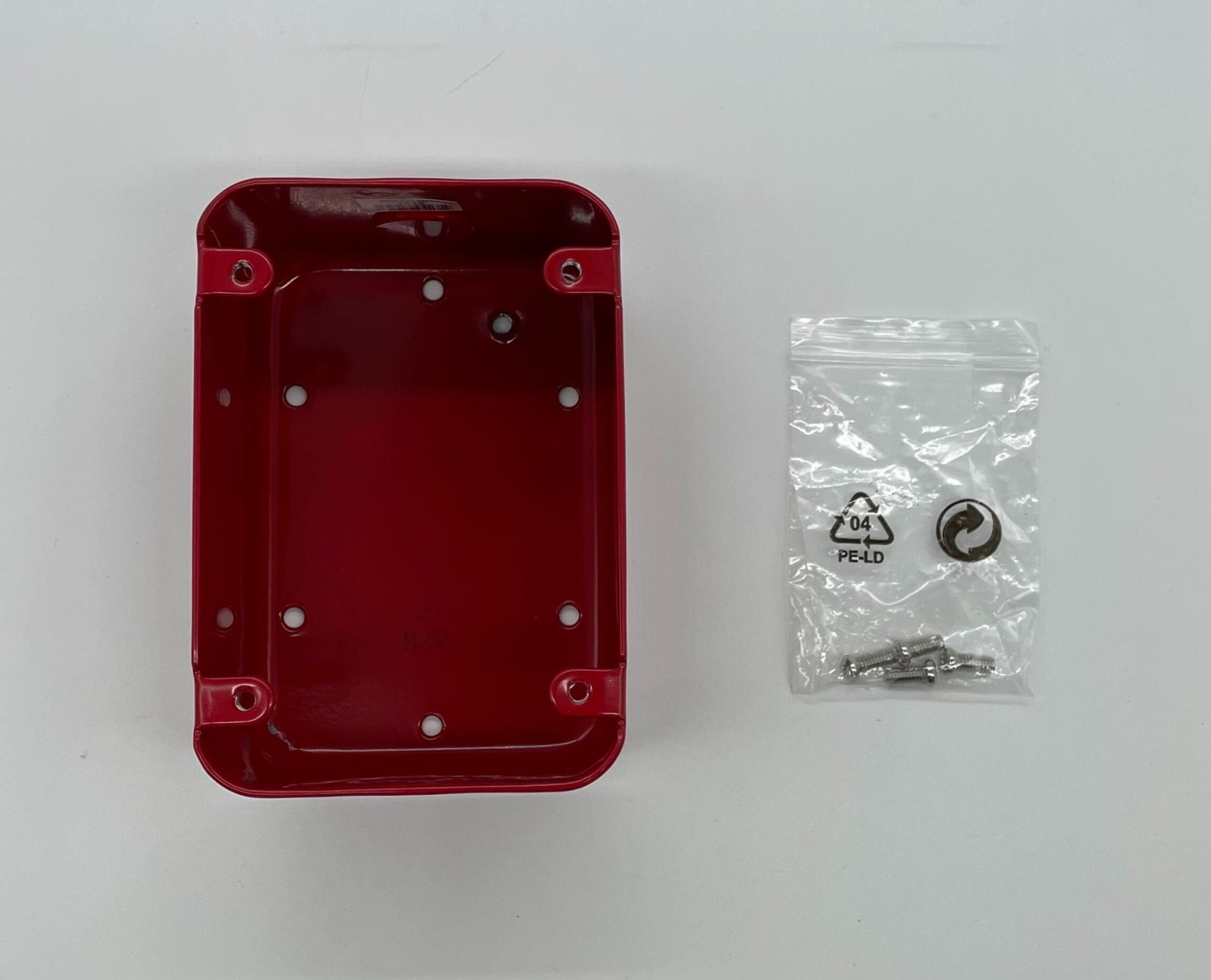 Simplex 2975-9212 surface box by Simplex, showing a durable electrical junction box with mounting holes and sturdy plastic construction.