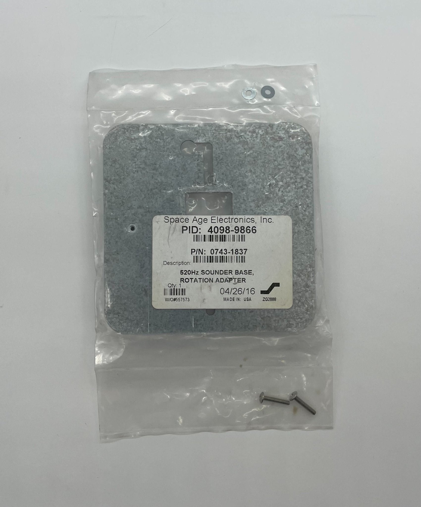 Simplex 4098-9866 base, industrial electrical component from Simplex, featuring mounting and connection features.