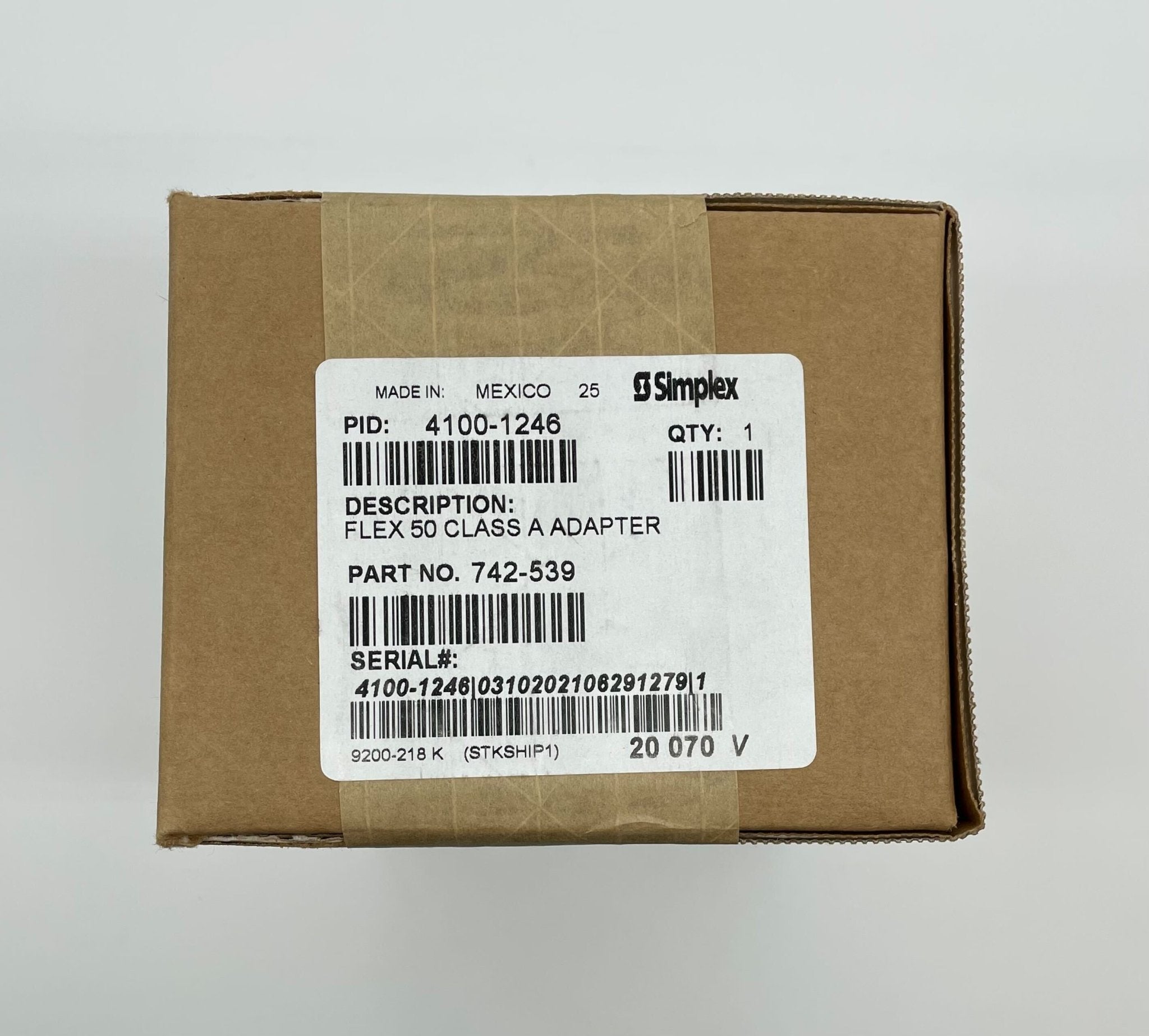 Simplex 4100-1246 modules by Simplex, showing detailed electronic components used in security systems.