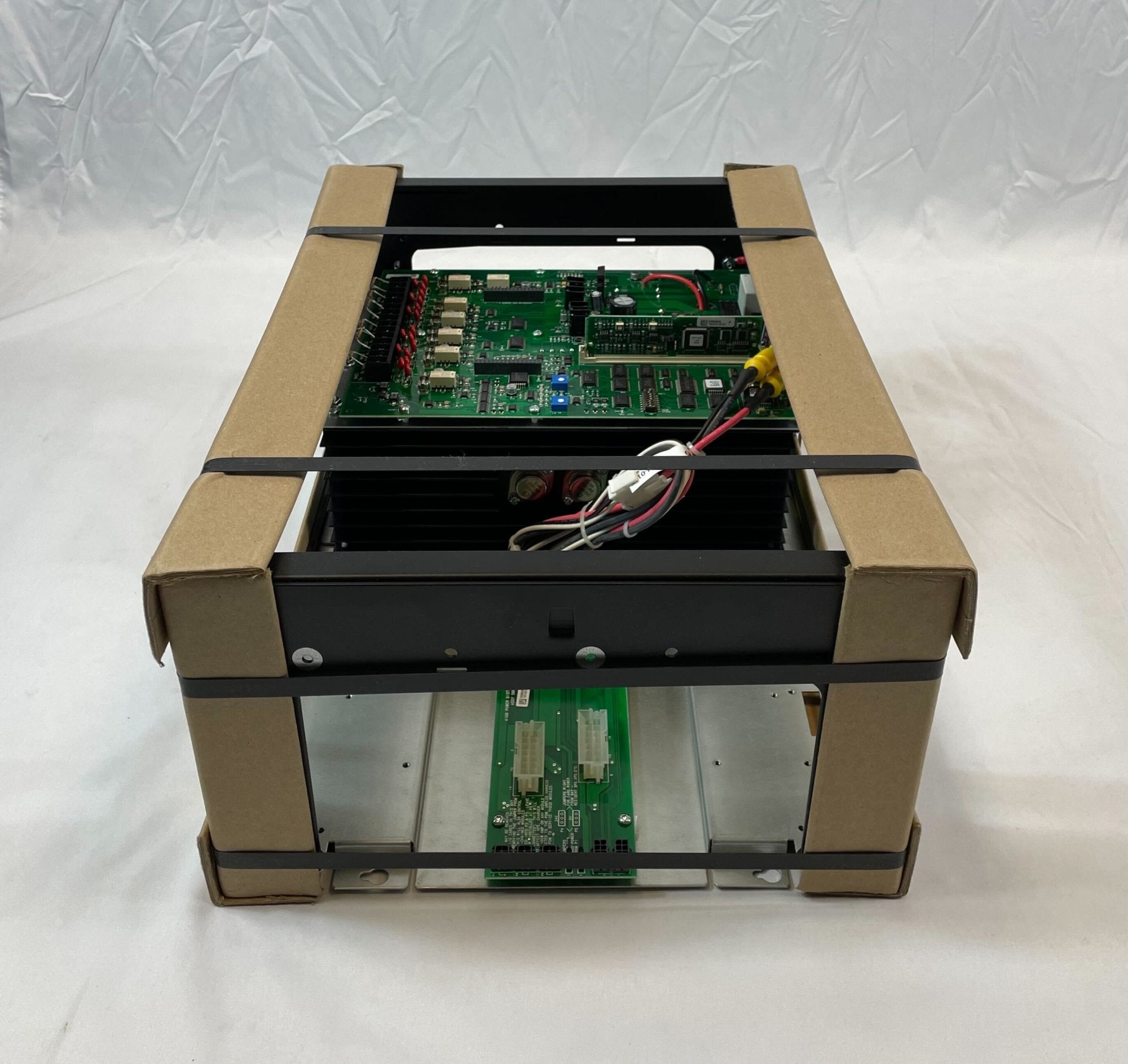 Simplex 4100-9600 fire alarm system with control panel and detection components, installed in a commercial setting
