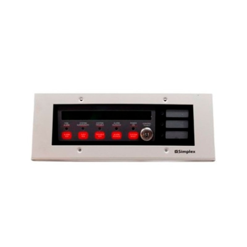 Simplex 4606-9101 Jem Systems Canada alarm control panel with digital display and control buttons