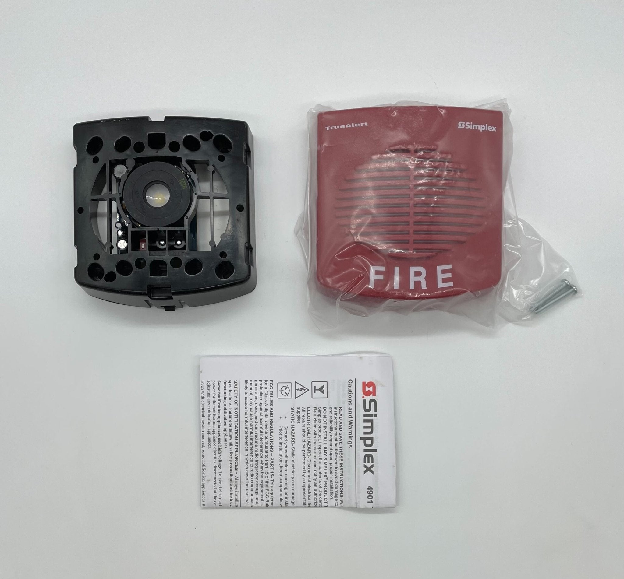 Simplex 4901-9820 horn from Jem Systems Canada, featuring a compact, durable design for industrial warning applications.