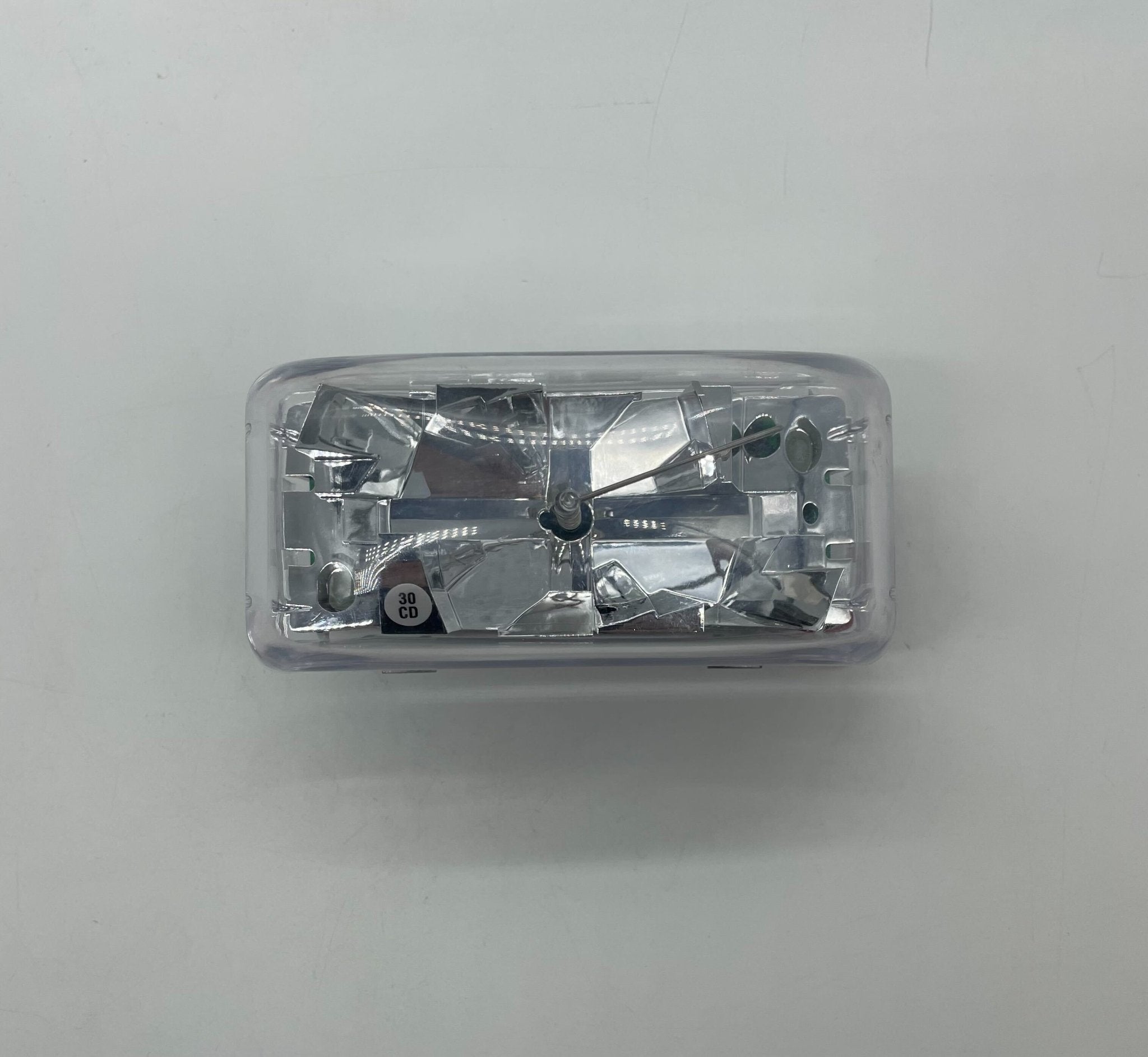 Simplex 4903-9197 fire alarm with white plastic housing and mounting bracket, designed for fire safety systems.