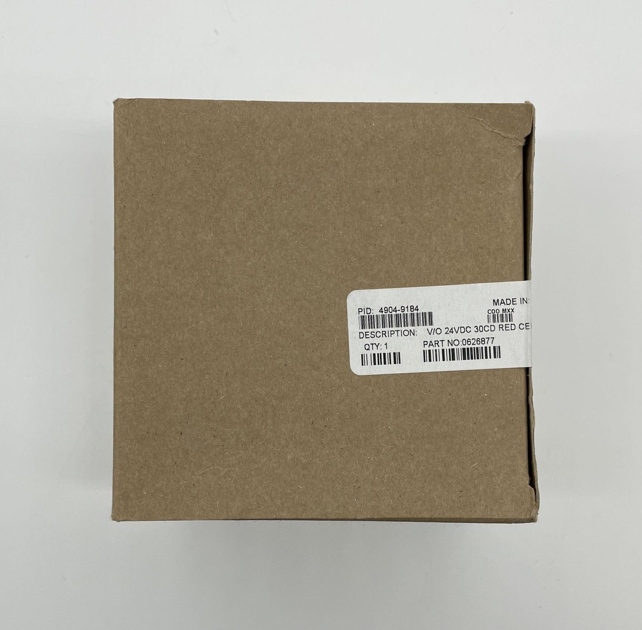 Simplex 4904-9184 fire alarm device with a round white sensor and mounting bracket, designed for fire safety systems.