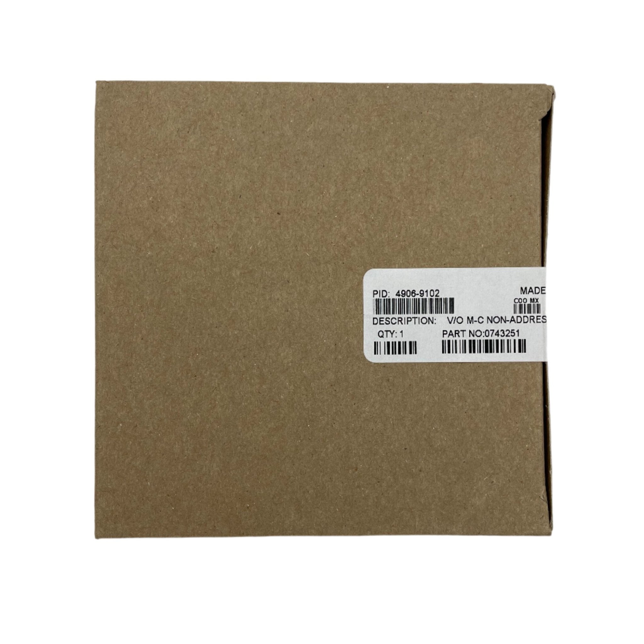 Simplex 4906-9102 horn strobe alarm device mounted on wall with visible wiring and mounting hardware.