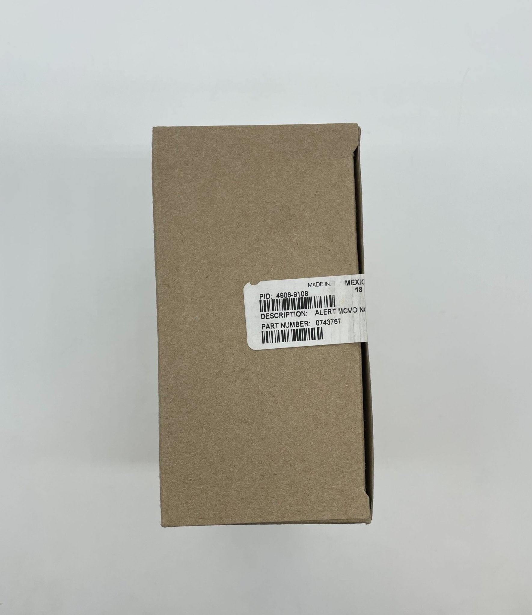 Simplex 4906-9108 fire alarm device with alert button and wiring, designed for fire safety and alarm systems.