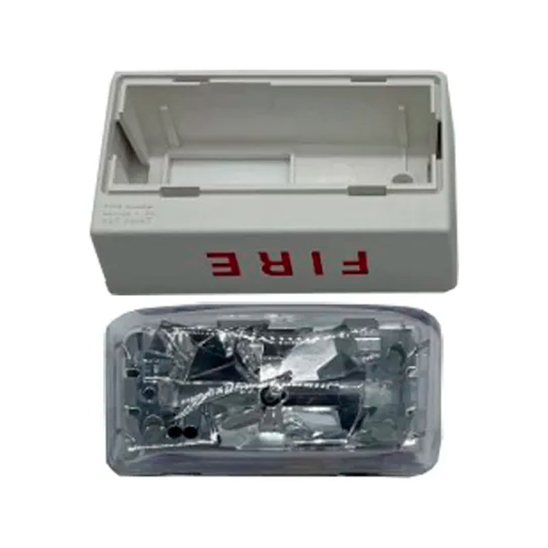 Simplex 4906-9141 fire alarm device with white plastic casing, designed for building safety and fire detection systems.