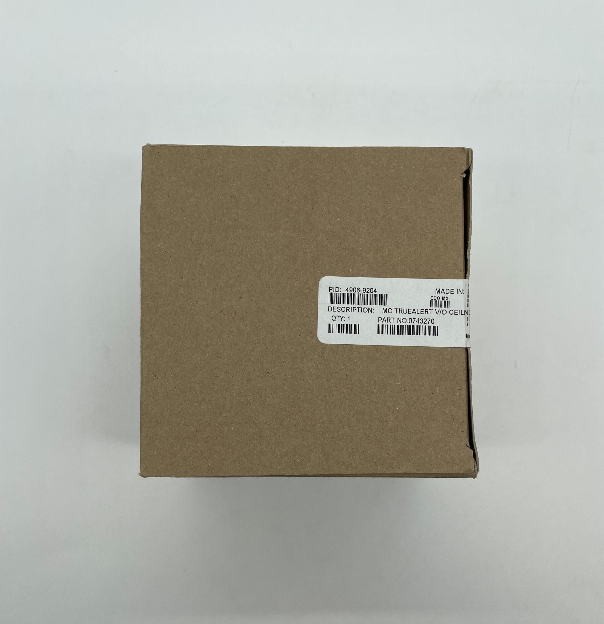 Simplex 4906-9204 strobe light with clear lens and mounting bracket, designed for emergency signaling and safety applications.