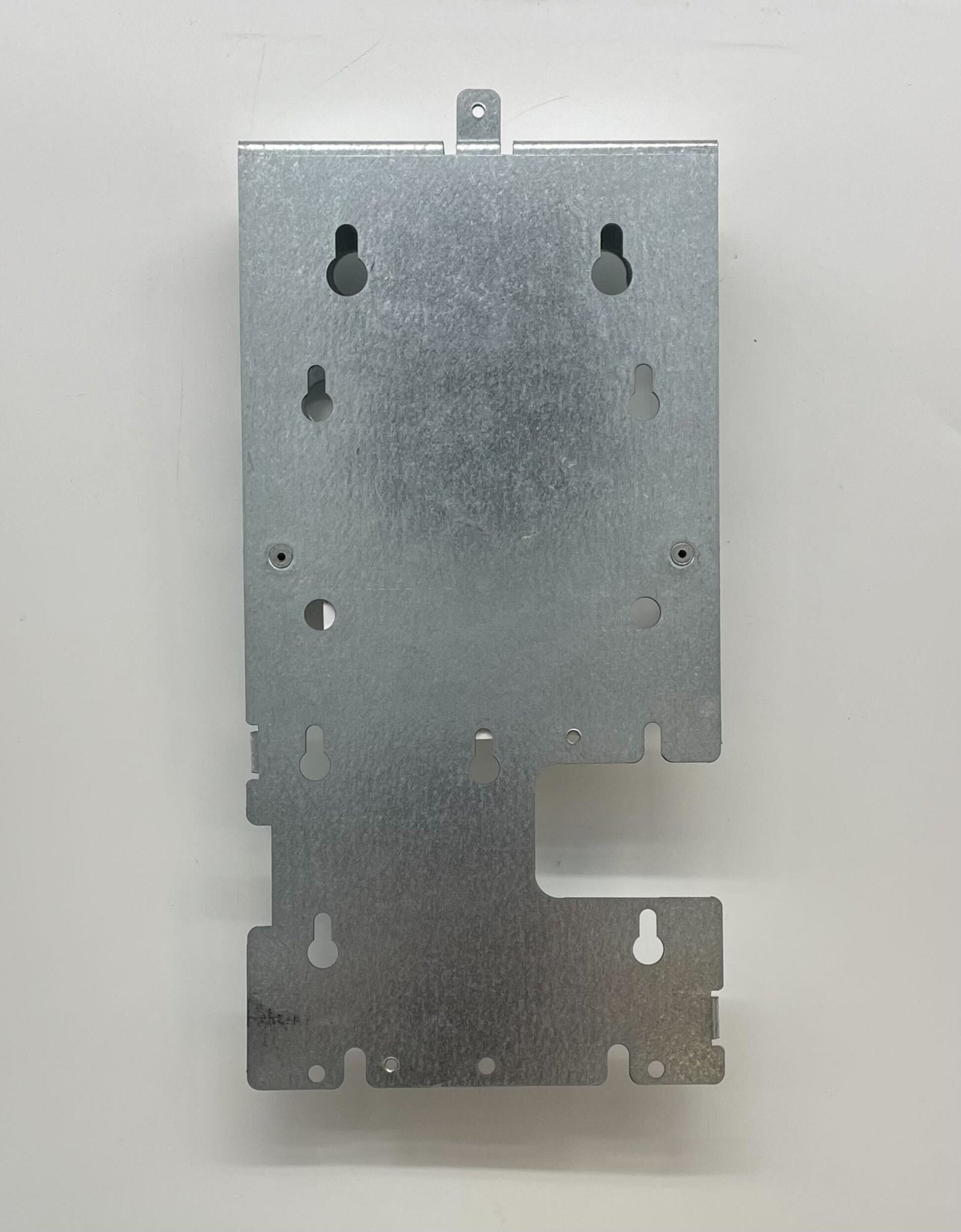Simplex 4906-9208 fire alarm with white plastic cover and mounting base, designed for building safety and fire detection.