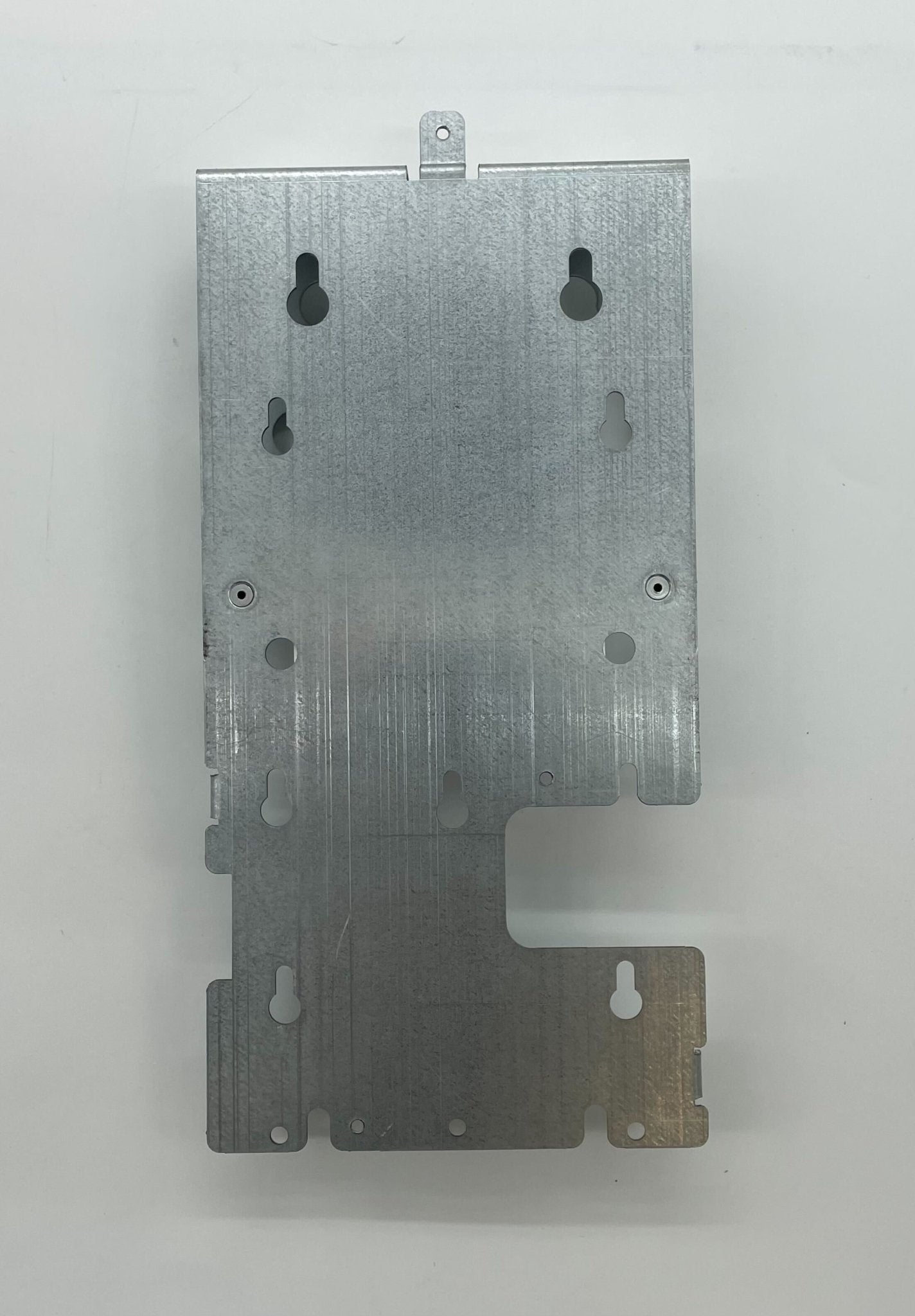 Simplex 4906-9211 fire alarm with white plastic casing and mounting bracket, designed for building safety and emergency alert systems.