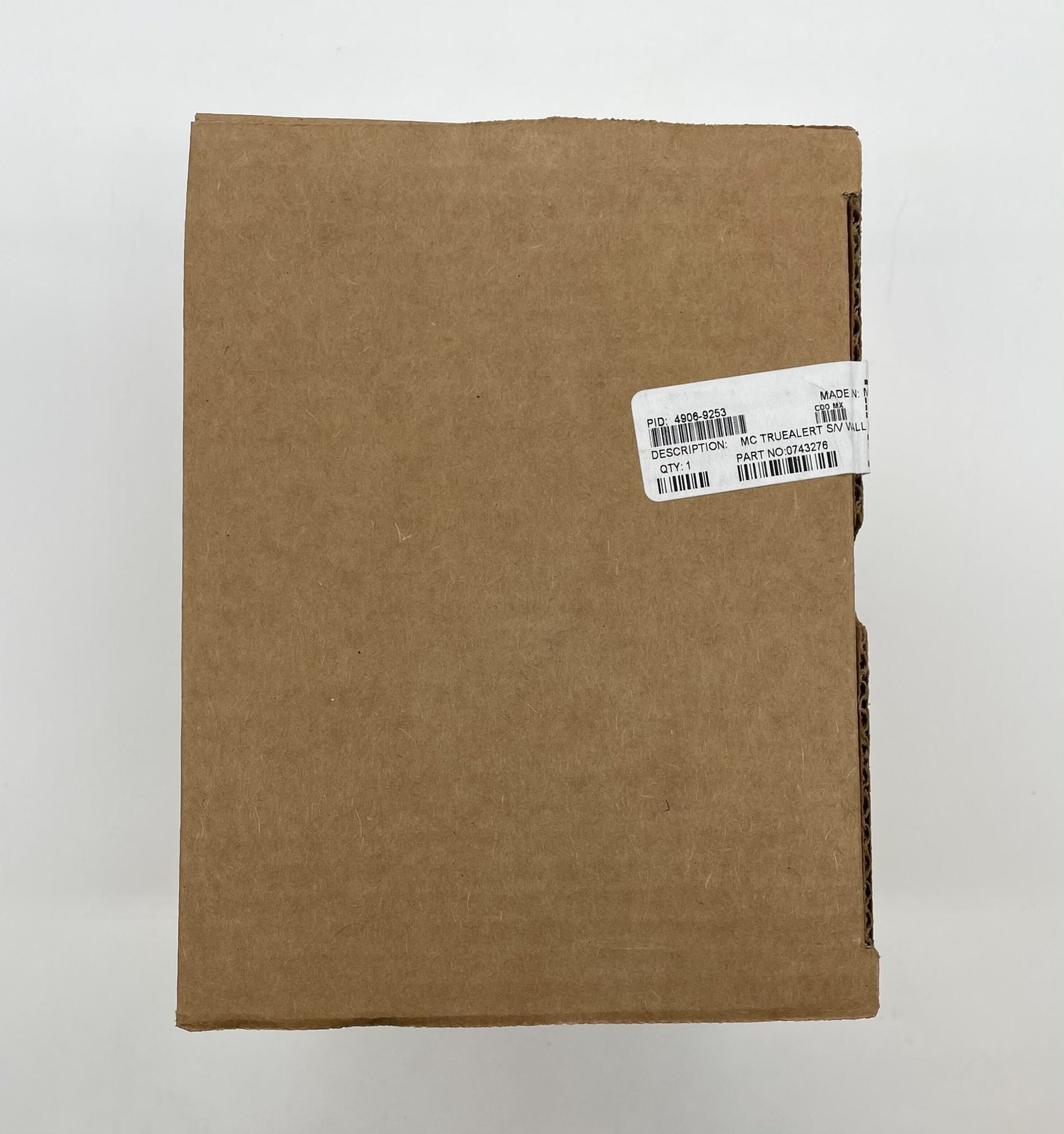 Simplex 4906-9253 speaker strobe light with clear lens and mounting bracket, designed for fire alarm notification systems.