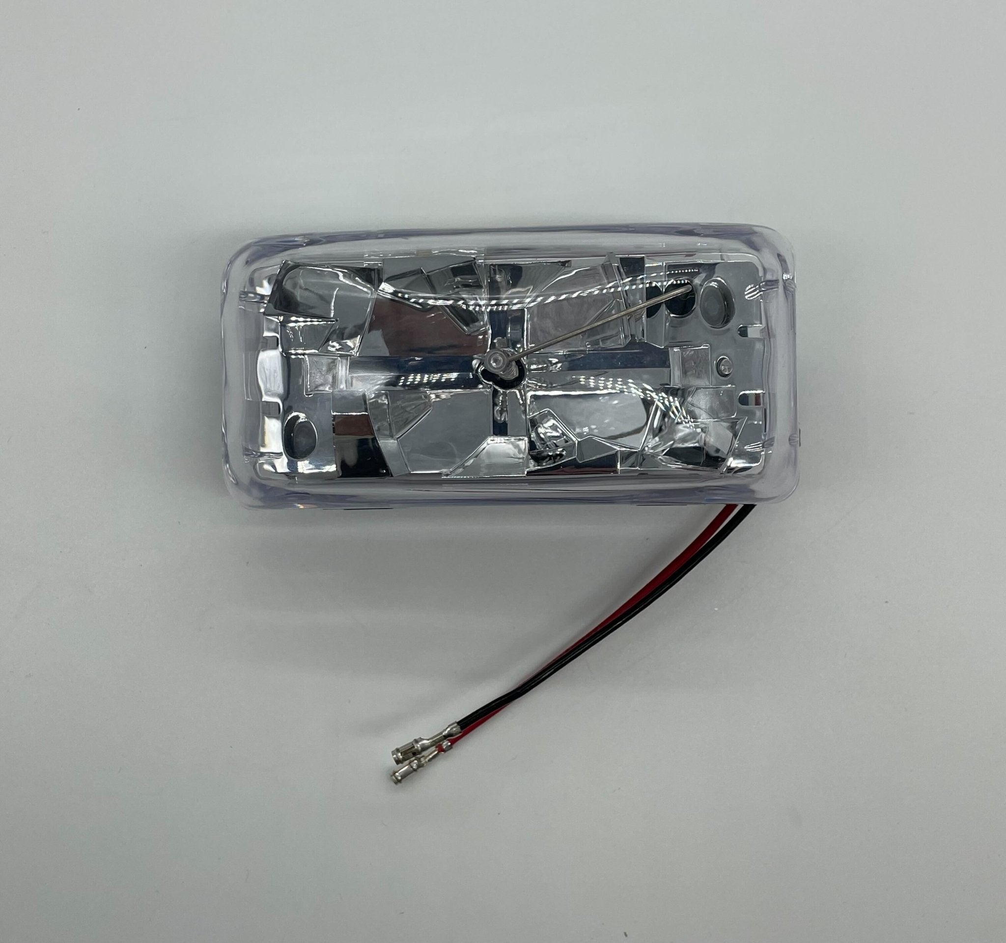 Simplex 4906-9254 speaker strobe light with clear lens and mounting hardware, designed for fire alarm safety systems.
