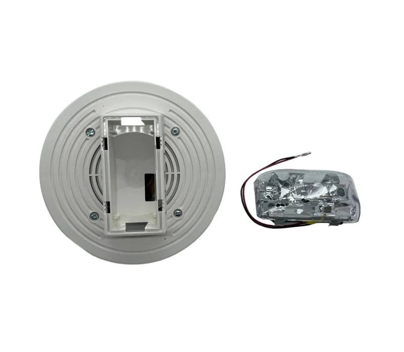 Simplex 4906-9256 Jem Systems Canada fire alarm control panel with display and control buttons.