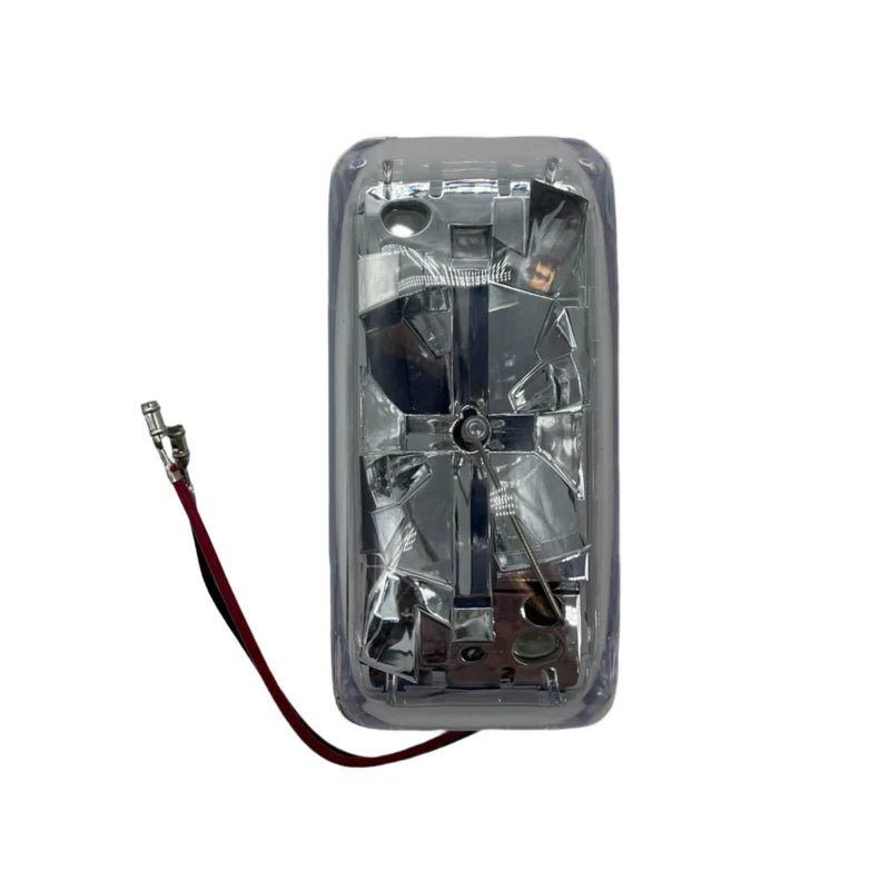 Simplex 4906-9256 fire alarm control panel mounted on wall with indicator lights and control buttons