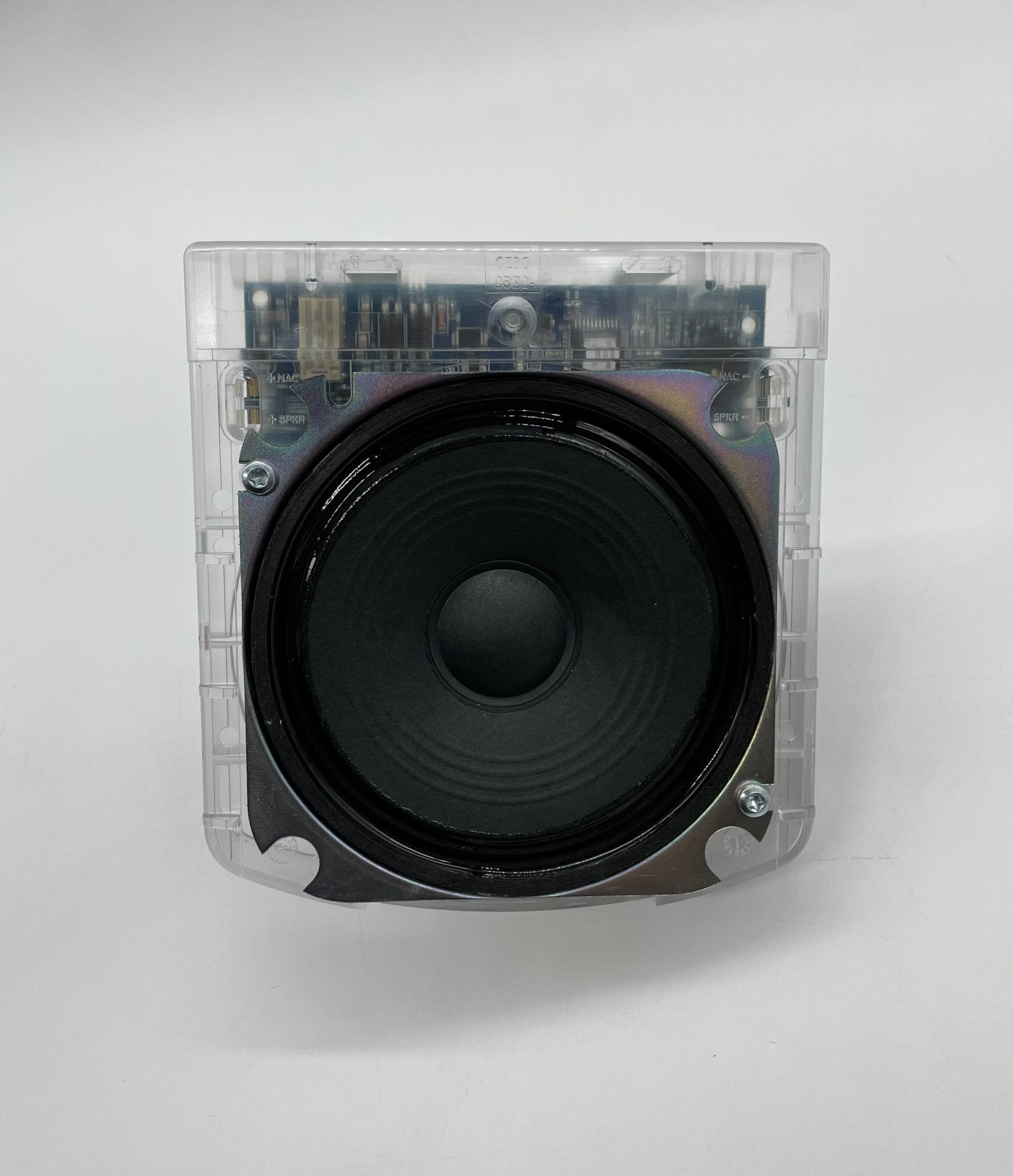 Simplex 49SO-APPLW speakers by Simplex, black wall-mounted audio speakers with a sleek design for home or professional use.