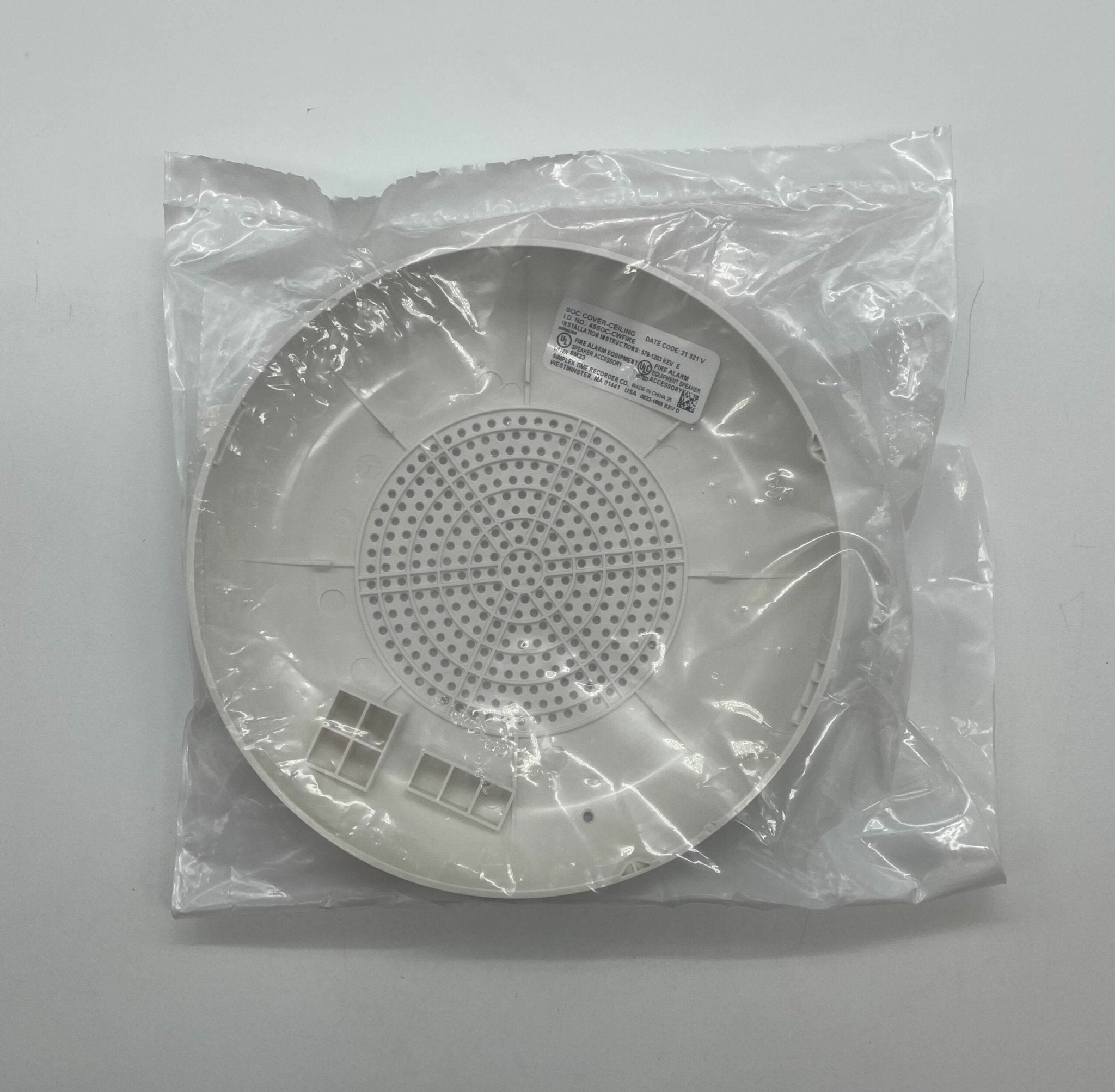 Simplex 49SOC-CWFIRE cover by Simplex, fire-resistant cover with durable construction for fire safety equipment.