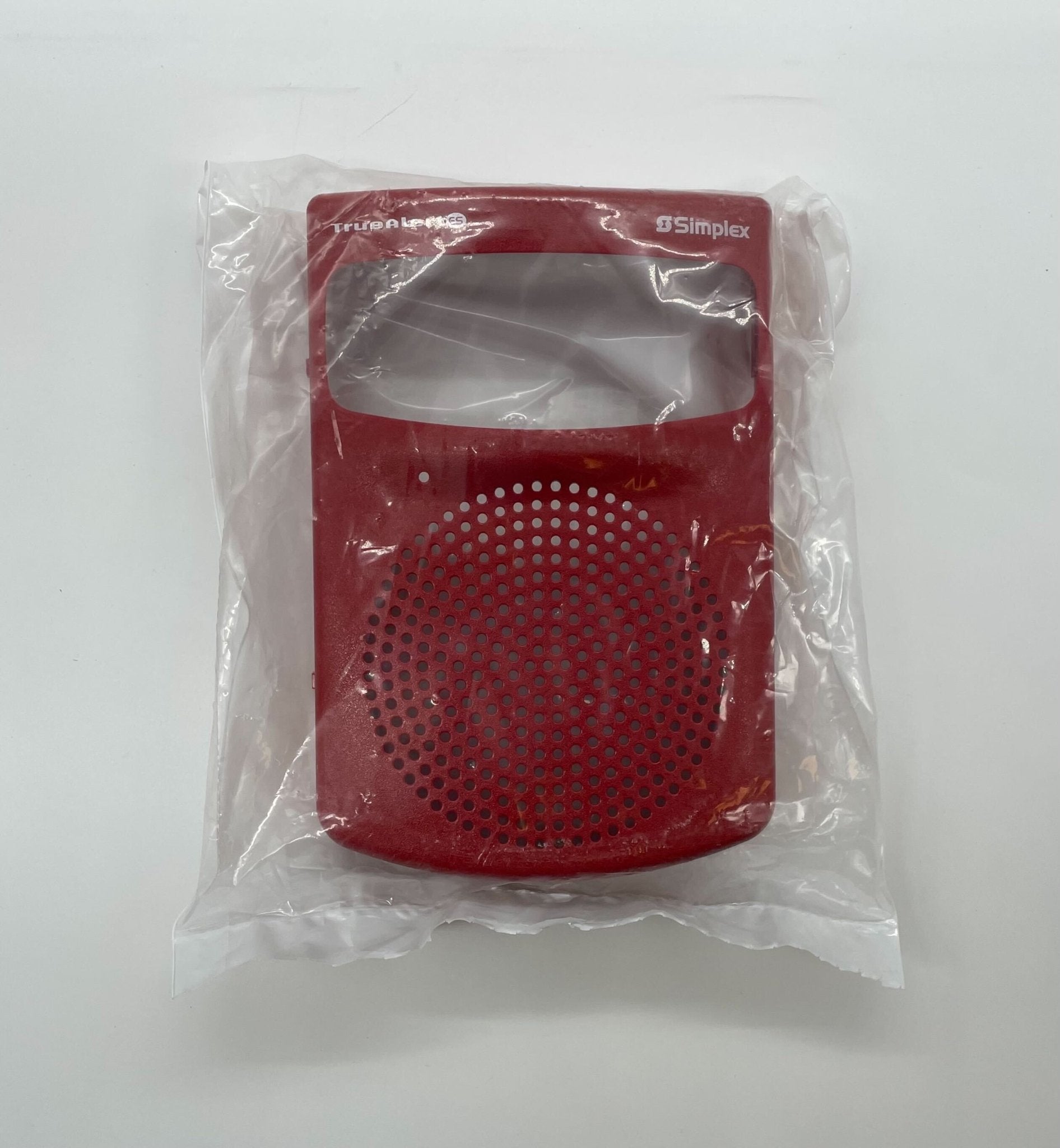 Simplex 49SVC-WRFIRE-O cover, designed for fire alarm control panels, with a sleek protective enclosure by Simplex.