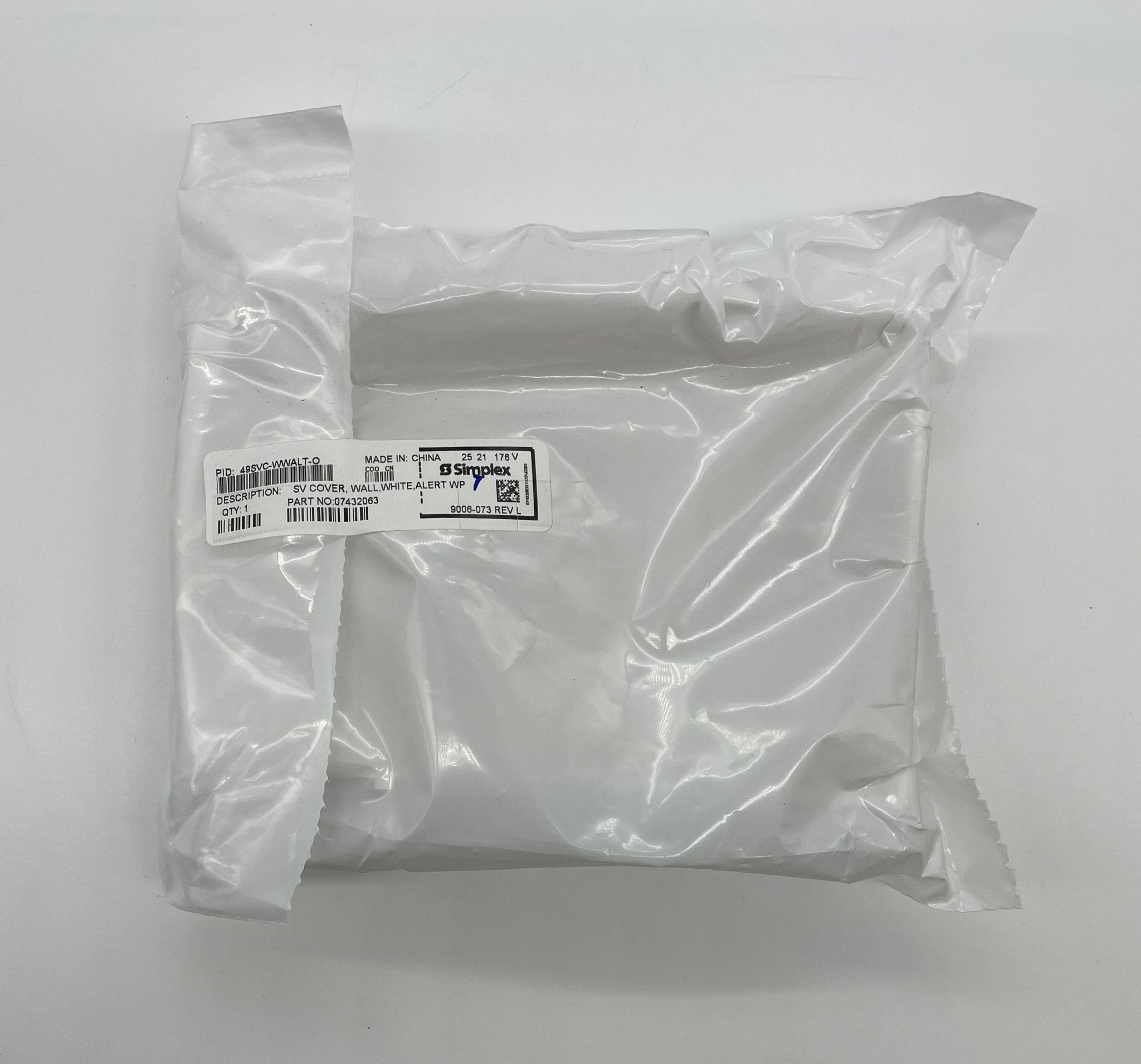 Simplex 49SVC-WWALT-O cover, weather-resistant outdoor cover by Simplex, designed for secure protection of equipment.