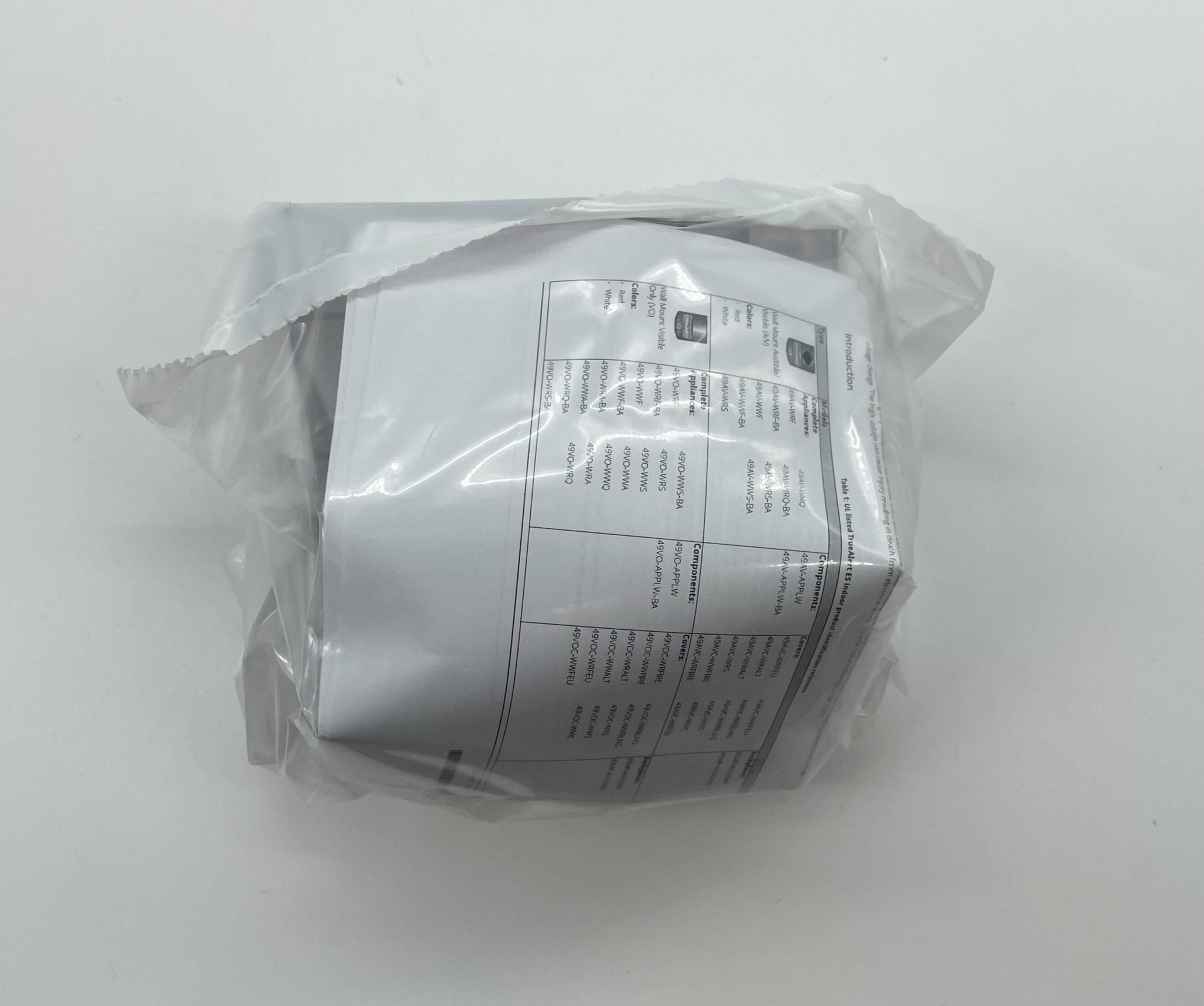 Simplex 49VO-WWA strobe light on a mounting bracket, used for emergency alert systems, branded Simplex.